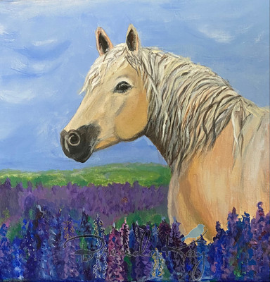 Beauty 12x12 Acrylic on Canvas